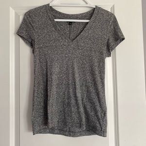 Express Short Sleeve V-Neck, Size: XSmall, Color: Gray/Black/White